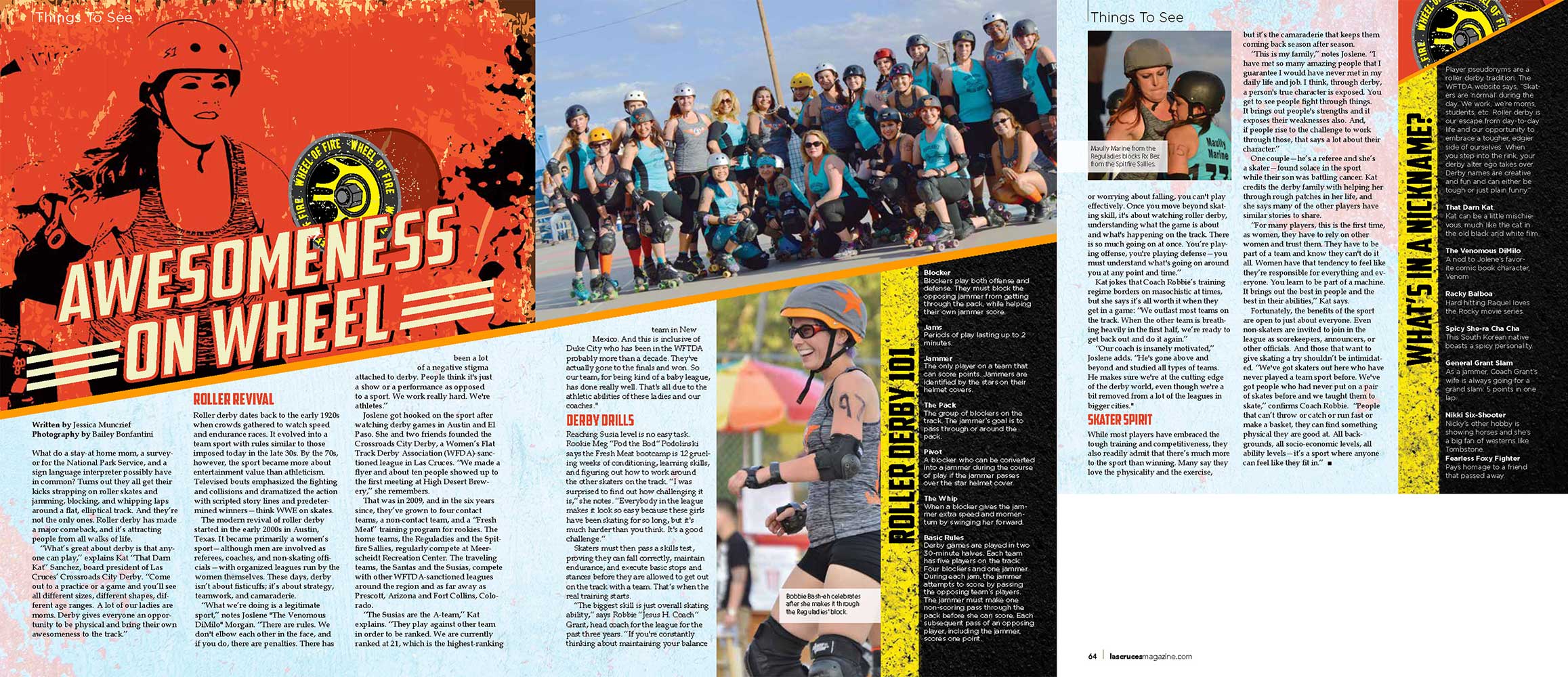 Las Cruces Magazine Article Spread