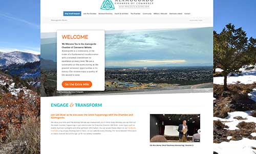Alamogordo Chamber of Commerce Website