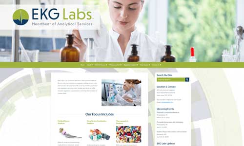 EKG Labs Website